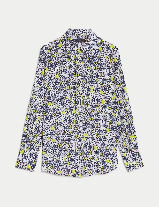 Printed Collared Shirt