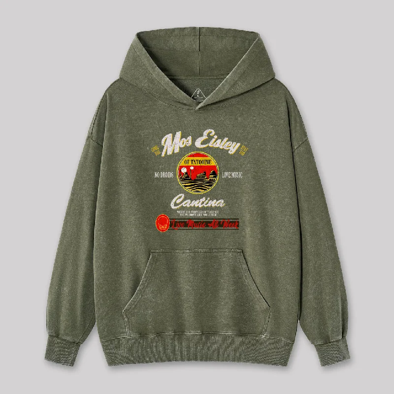 Vintage Mos Eisley Cantina Tatooine Washed Hoodie