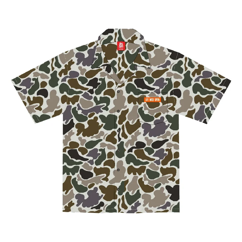 Duck Camo Party Suit Button-Up