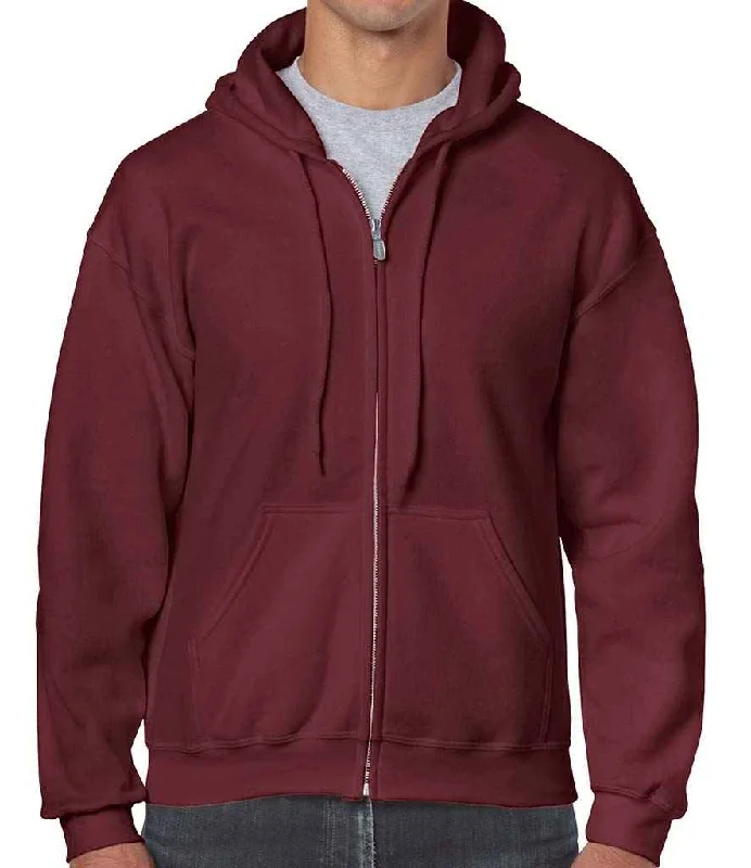 Gildan Heavy Blend™ Zip Hooded Sweatshirt | Maroon