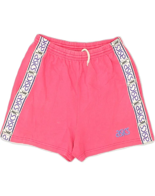 ASICS Womens Sport Shorts UK 12 Medium Pink