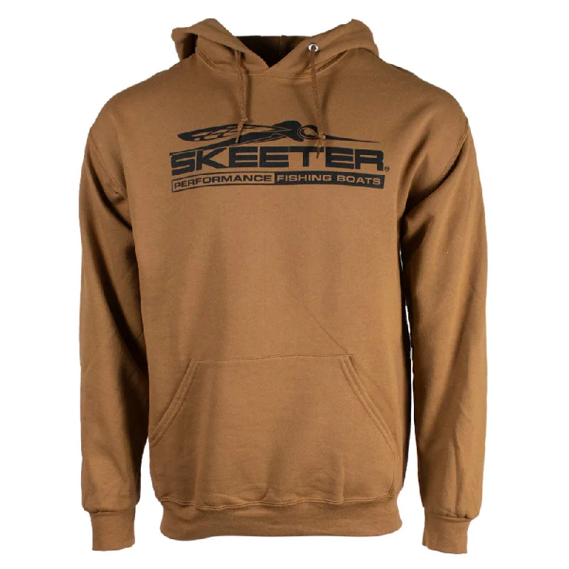 Skeeter Brown Logo Hoodie