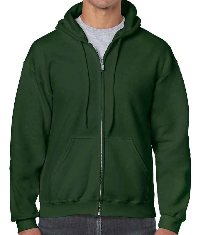 Gildan Heavy Blend™ Zip Hooded Sweatshirt | Forest Green