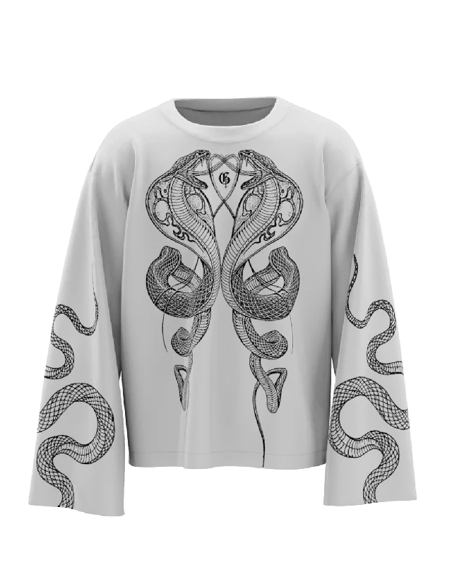 Sinister White Long Sleeves Tshirt