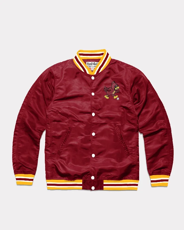 Iowa State University Vintage Cardinal Varsity Jacket