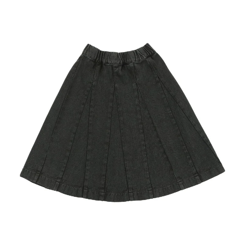 Kin And Kin Black Denim Skirt