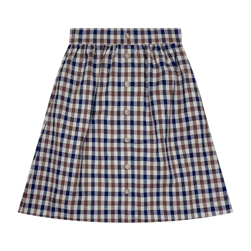 Teela Checkered Checkered Skirt