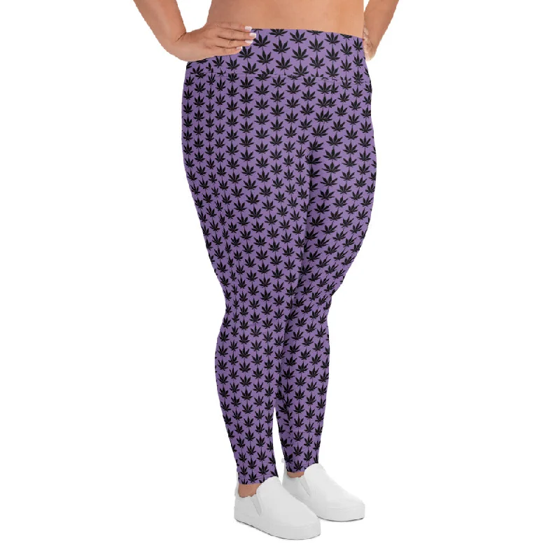 Purple Plus Size Leggings