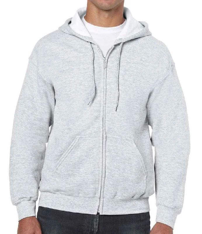 Gildan Heavy Blend™ Zip Hooded Sweatshirt | Ash