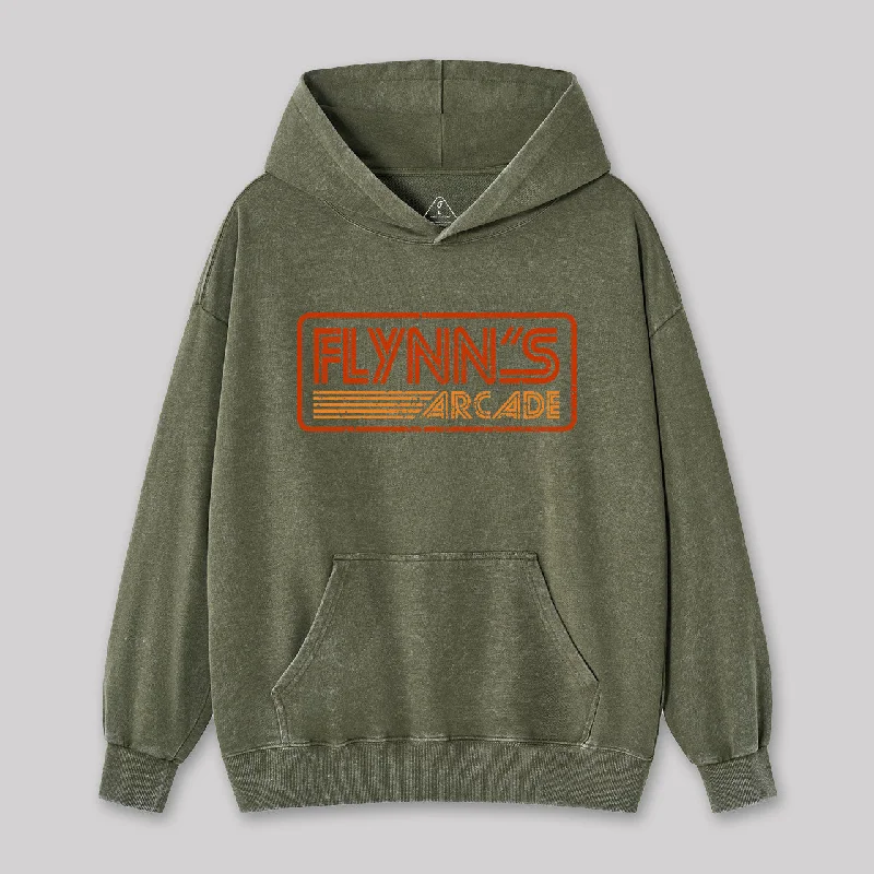 Flynn's Arcade 80s Washed Hoodie