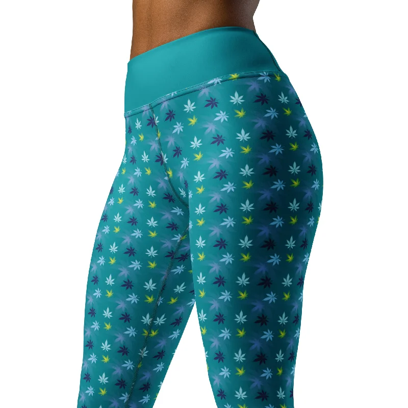 Teal Yoga Leggings