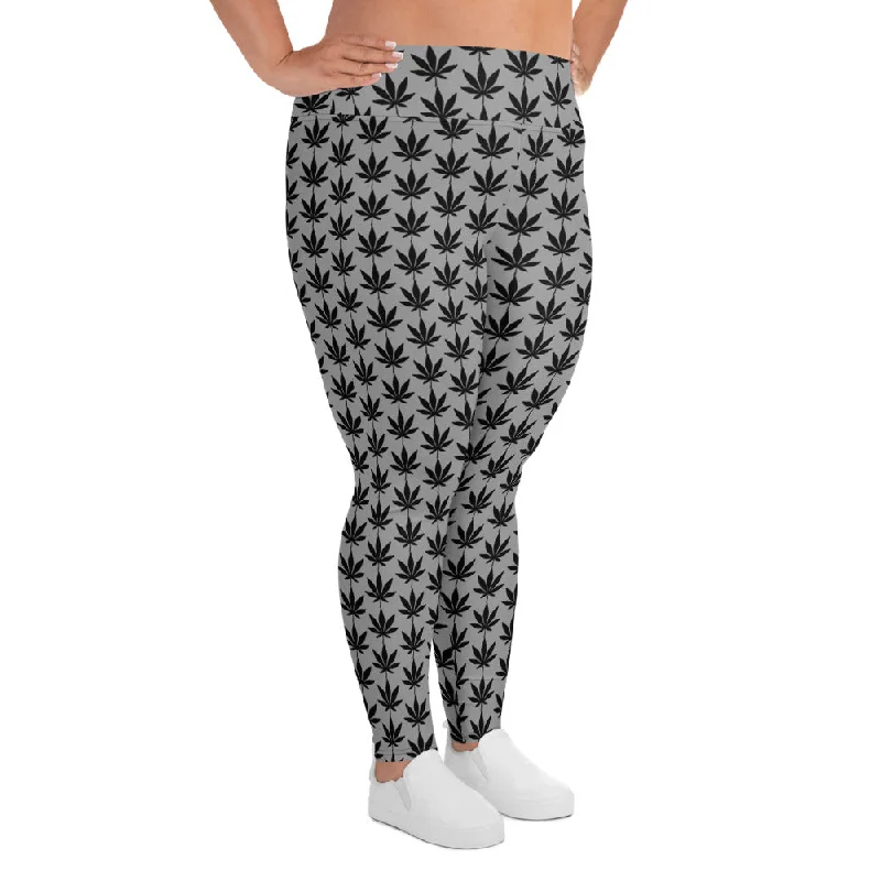 Gray Plus Size Leggings