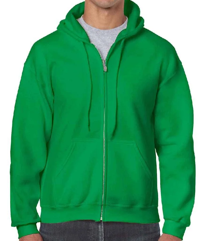 Gildan Heavy Blend™ Zip Hooded Sweatshirt | Irish Green