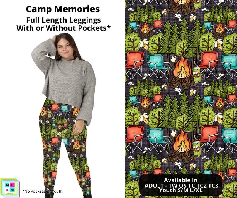 Camp Memories Full Length Leggings w/ Pockets