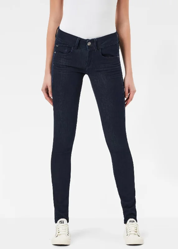 Women's Plain Skinny Jeans,Navy