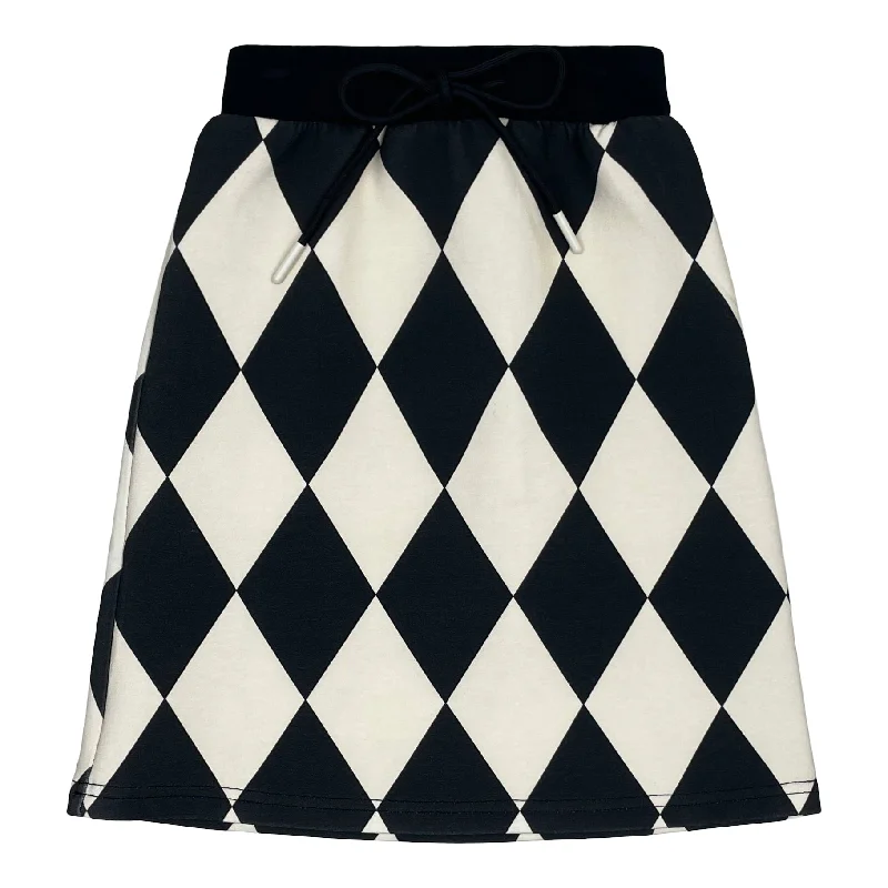 Limited Edition Black Argyle Skirt