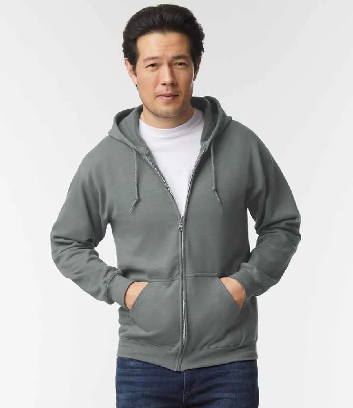 Gildan Heavy Blend™ Zip Hooded Sweatshirt | Graphite Heather