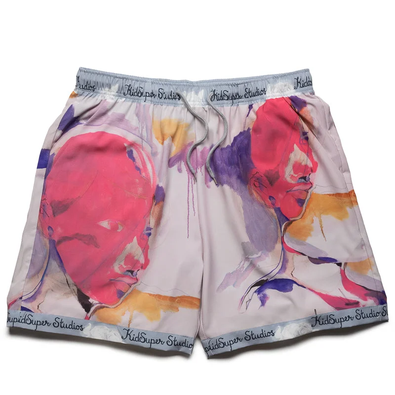 KidSuper Printed Shorts - White