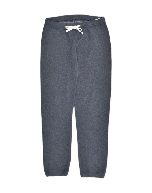 JACK WILLS Womens Tracksuit Trousers UK 8 Small Navy Blue Cotton