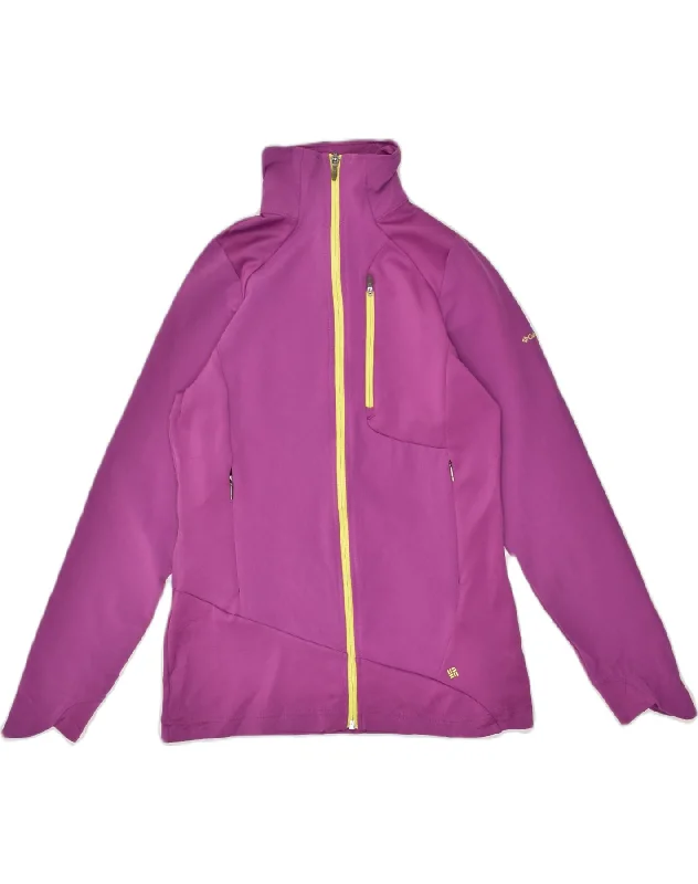 COLUMBIA Womens Omni-Shield Tracksuit Top Jacket UK 14 Medium Pink