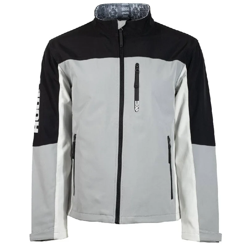 "Hooey Softshell Jacket" Charcoal w/Grey/Black Accents