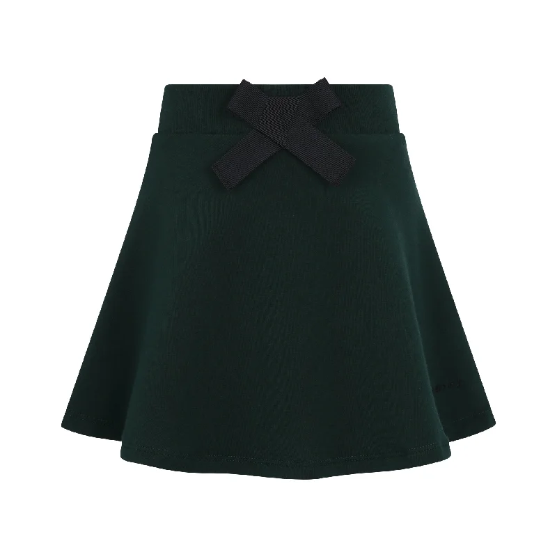 Little Parni Green Logo Skirt