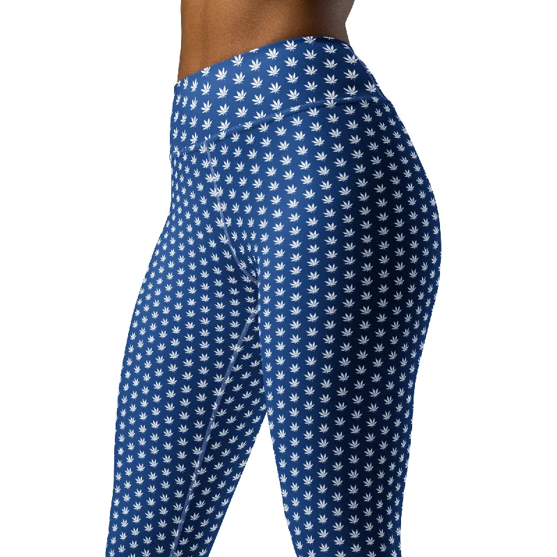 Blue Yoga Leggings