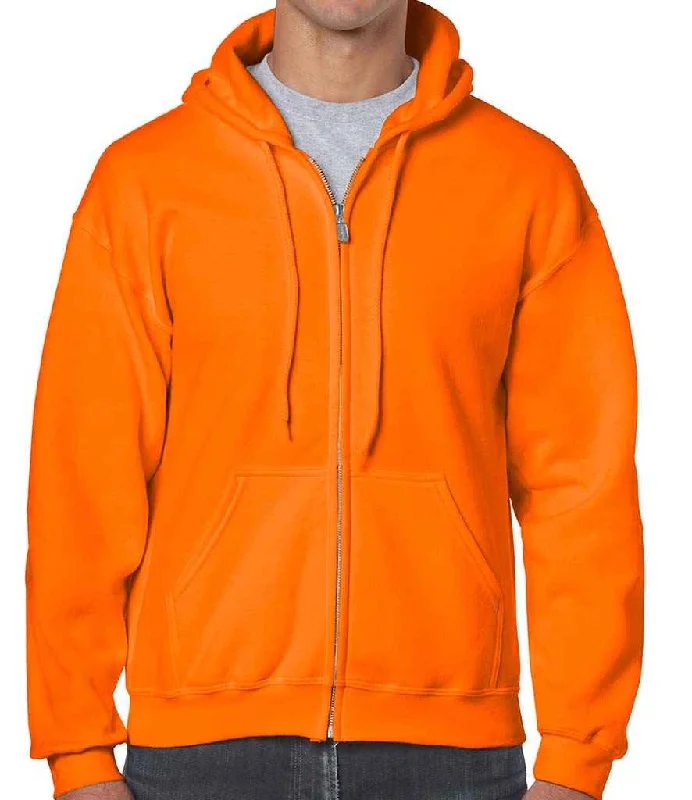 Gildan Heavy Blend™ Zip Hooded Sweatshirt | S Orange