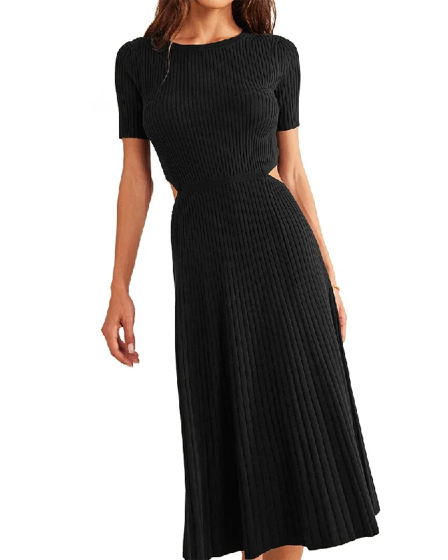 Boden Cut Out Knitted Midi Dress