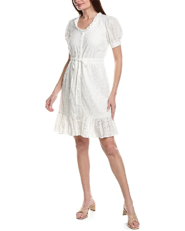 Nanette Nanette Lepore Mila Eyelet Mini Dress