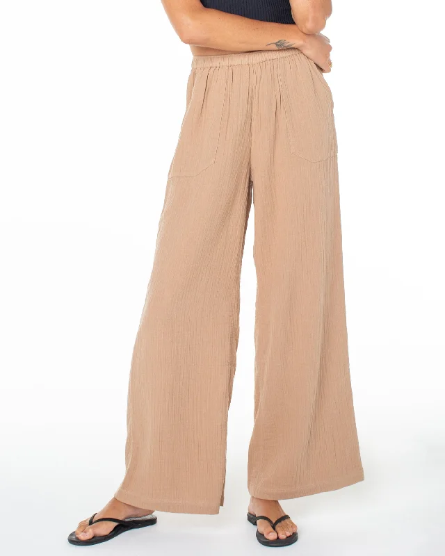 What A Vibe Wide Leg Pants - Amphora